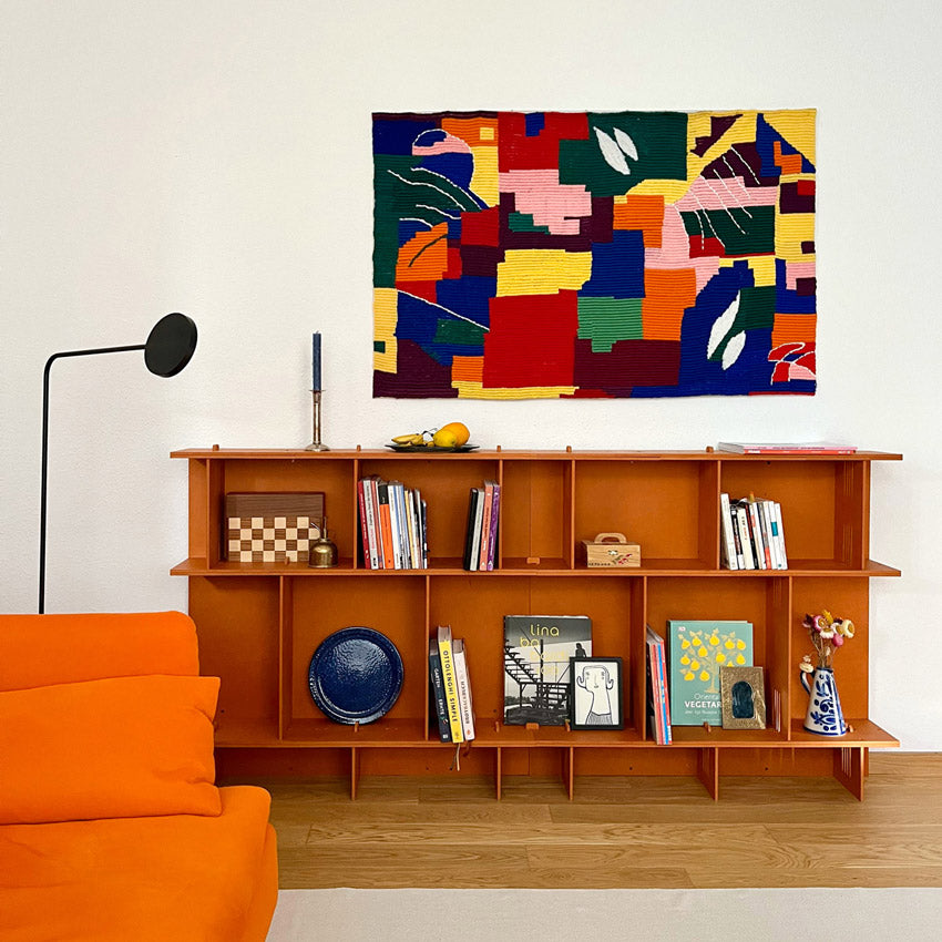 Sideboard 20cm tief orange boho